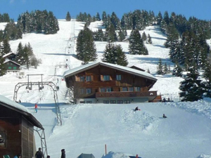 Alp-refuge Chalet Bel-Oiseau House view winter