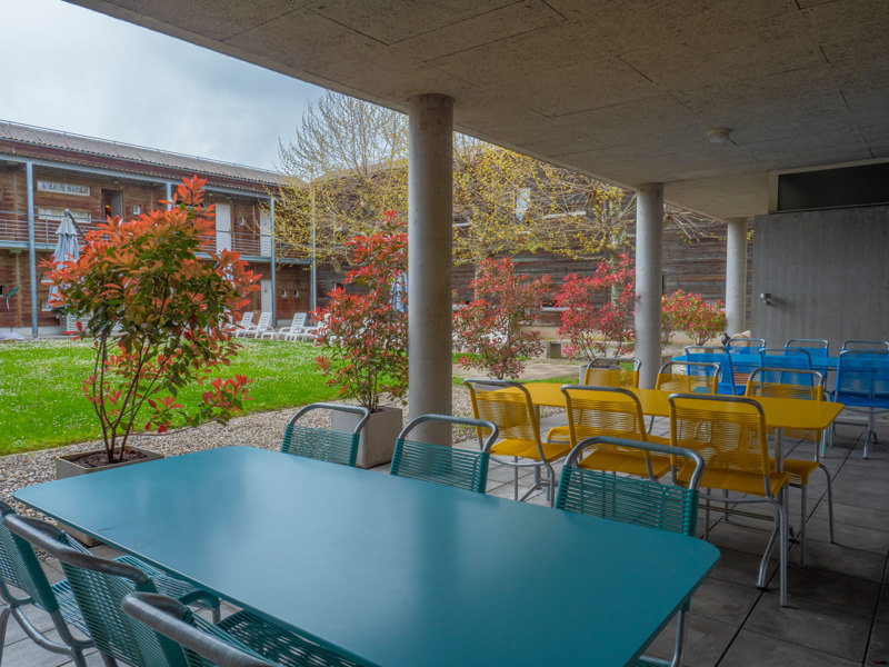 Jugendherberge Lausanne Jeunotel Terrasse