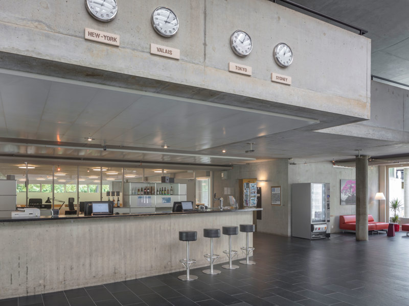 Jugendherberge Lausanne Jeunotel Eingansbereich