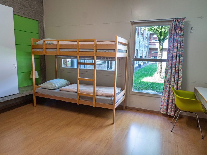 Jugendherberge Lausanne Jeunotel Schlafzimmer