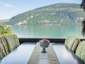 Jugendherberge Leissigen Balkon