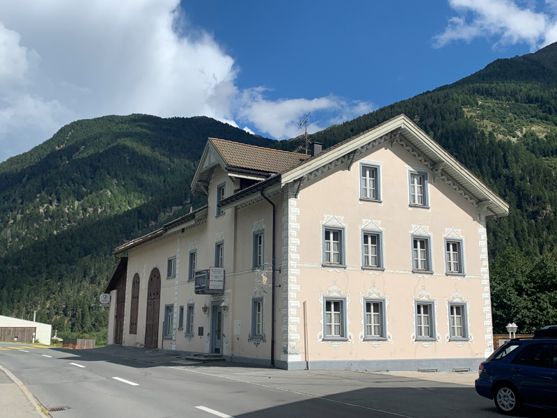 Maison de groupes Steinbock Vue de la maison été
