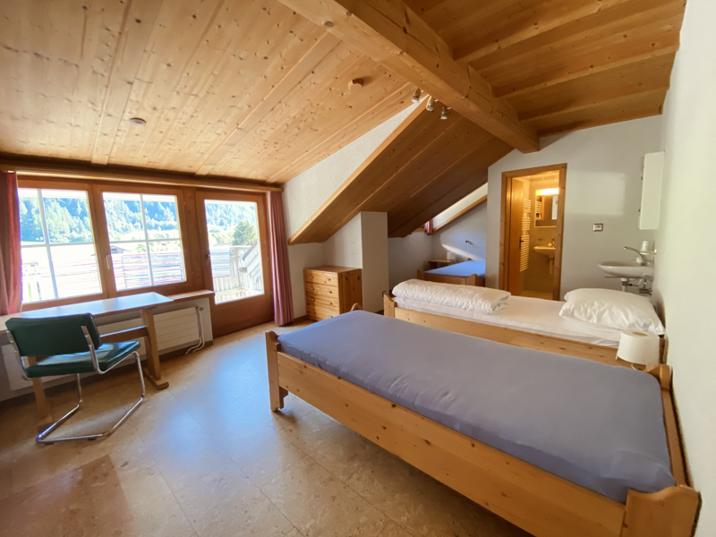 Maison de groupes Steinbock Chambre