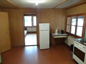 Die Küche in der Ferienwohnung