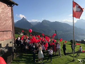 Gruppenhaus AmdenLodge Aussicht