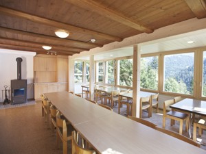 Naturfreundehaus Schrattenblick Ess- und Aufenthaltsraum