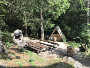 Friends of nature accommodation Schrattenblick Barbecue area