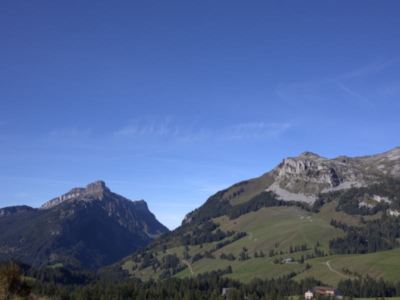 Ferienhaus Wagliseiboden Aussicht