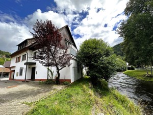 Ferienwohnung Kinzig-Chalet Hausansicht Sommer